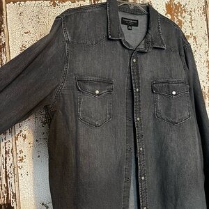 Lucky Brand Charcoal Shirt Jacket